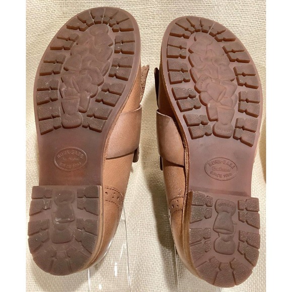 KORK EASE women’s Sz 7 brown leather wing tip Bailee Kiltie slip on loafer shoes - Picture 7 of 9